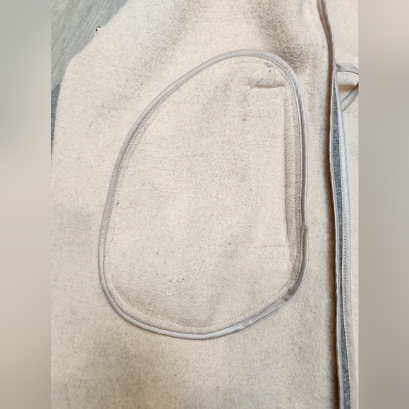 Laundry by Shelli Segal Drape Front Wool Blend Coat, Grey and Light Pink… - Picture 13 of 16